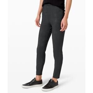 Lululemon 'Here To There' Black Polyester High-Rise 7/8 Pant Size 2